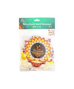 Diwali Spiral Ornament 70cm 12pc