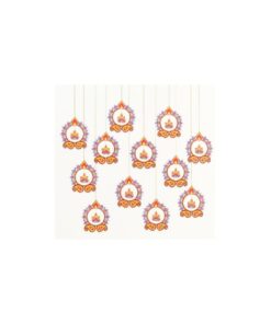 Diwali Stereoscopic Ornaments 30x27cm 3pc