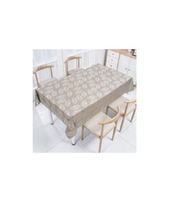 Beige Warm Grey Tablecloth 100x137cm 280gsm