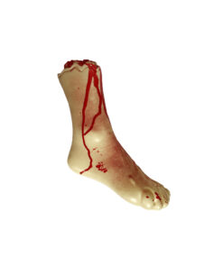 Halloween bloody Prop Foot 30 x 12.5 x 6cm