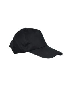 Black Peaked Cap For Child