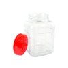 Glass Storage Jar with PP Lid 4200ml 17.6 x 17.6 x 23.4cm