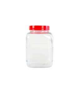Glass Storage Jar with PP Lid 2600ml 14.3 x 14.3 x 20.8cm