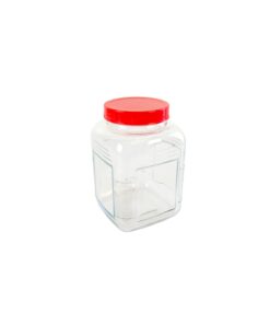 Glass Storage Jar with PP Lid 1800ml 12.9 x 12.9 x 18.5cm