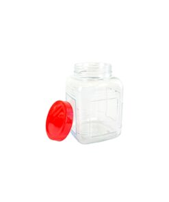 Glass Storage Jar with PP Lid 1800ml 12.9 x 12.9 x 18.5cm