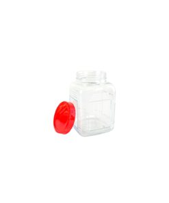 Glass Storage Jar with PP Lid 1400ml 12 x 12 x 17.1cm