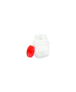 Glass Storage Jar with PP Lid 1000ml 10.6 x 10.6 x 15.3cm