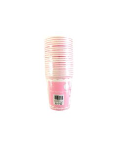 Pink Bow Paper Cups 9oz 20pc
