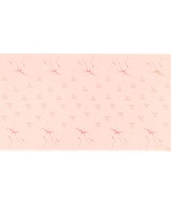 Pink Bow Table Cloth 1pc