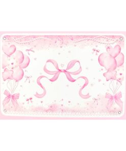 Pink Bow Backdrop 150 x 100cm 1pc