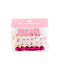 Pink Bow Blowouts 6pc