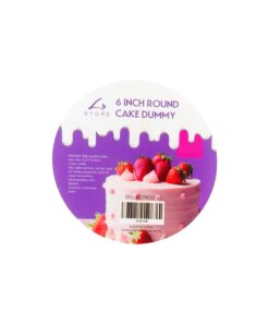 6 Inch Round Cake Dummy Dia15 x H10.2cm