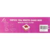 10in White Cake Box with Window 25.4x25.4x12.7cm 10pc
