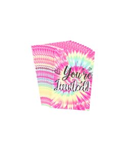 Rainbow Invitation cards with Envelopes 10pc