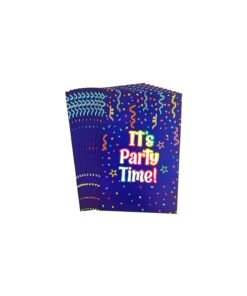 Streamers Invitation cards with Envelopes 10pc