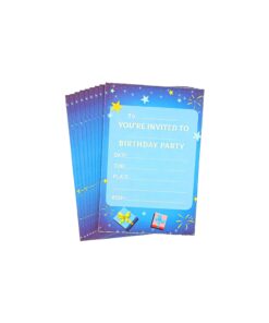Alternative view of Stars Invitation cards with Envelopes 10pc
