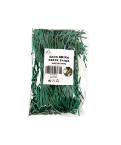 Dark Green Paper Shreds 100g