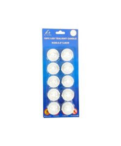 LED Tealight Candle 10pc 3.8x3.8cm