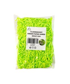 Fluorescent Grenn Paper Shreds 100g