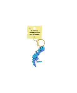 3D Printed Tyrannosaurus Rex Keychain 9x4cm