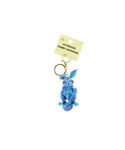 3D Printed Rabbit Keychain 8x6cm