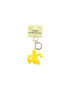3D Printed Sea Turtle Keychain 8x6cm