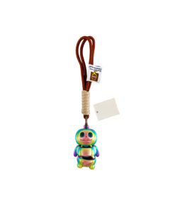 3D Printed Pumpkin Man Keychain 6x4cm