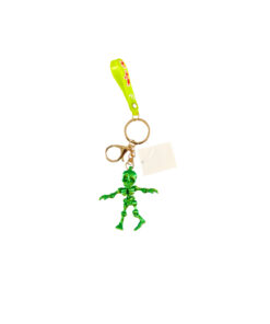 3D Printed Skull Keychain 6x1.5cm