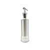 Glass Bottle Jar with Metal Sleeve 300ml 6.6 x 6.6 x 24.5cm