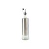 Glass Bottle Jar with Metal Sleeve 500ml 7.5 x 7.5 x 28cm