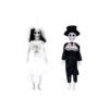 Hanging Skeleton Bride and Groom Assorted 30cm