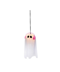 Light Up Hanging Ghost with Headphones 25cm
