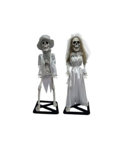 Table Top Skeleton Bride and Groom Assorted 54cm
