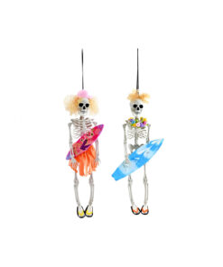 Hanging Skeleton Surfer Assorted 40cm