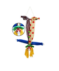 Animated Possessed Upside Down Clown 1.4m