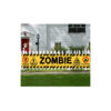 Zombie Warning Yard Banner 3m