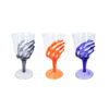 Skeleton Hand Wine Glass Assorted 429ml