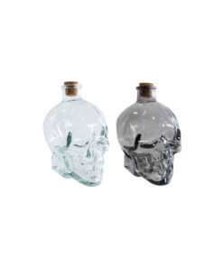 Skeleton Glass Bottle Assorted 400ml