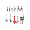 Spooky Dazzling Dangling Earrings Assorted