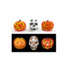 Night Flashing Skull and Pumpkin Assorted