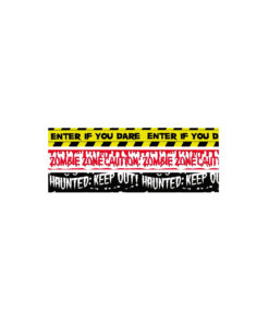 Warning Fright Tapes Assorted 3pk x 3m