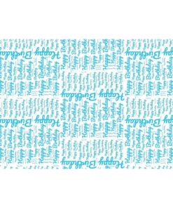 Blue Pink Birthday Wrapping Paper Assorted 70cm x 5m