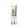 Cake Knife with Crystal Handle Set 2pc