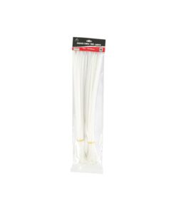 White Cable Tie 4.6x400mm 100pc