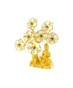Buddha Statue and Lucky Tree Figurine