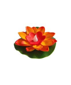 Waterproof Lotus Floating LED Candles 10cm Assorted