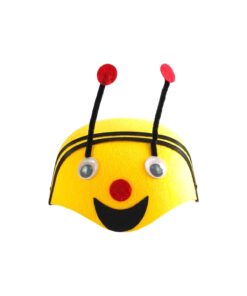 Yellow Honeybee Hat Kids 18x10cm