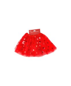 Red Shining Dot Tutu Child 27cm