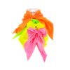 Neon Color Bow Hair Clip 18x37cm 4pc