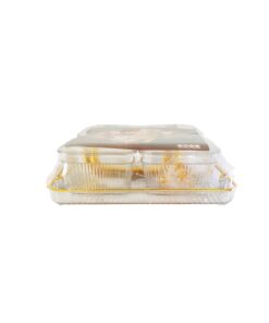 Alternative view of 4 Square Snack Boxes with Tray 23x21.5x6.2cm